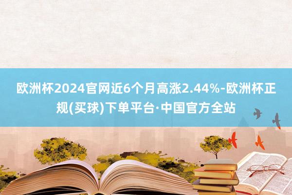 欧洲杯2024官网近6个月高涨2.44%-欧洲杯正规(买球)下单平台·中国官方全站